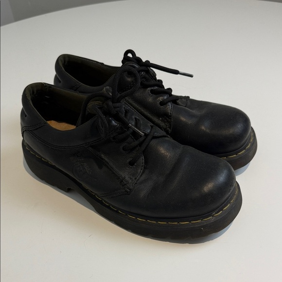 Dr. Martens Other - Dr Martens 8A17 Mens Black Leather Lace Up Casual Oxford Shoes SZ US 10 UK 9